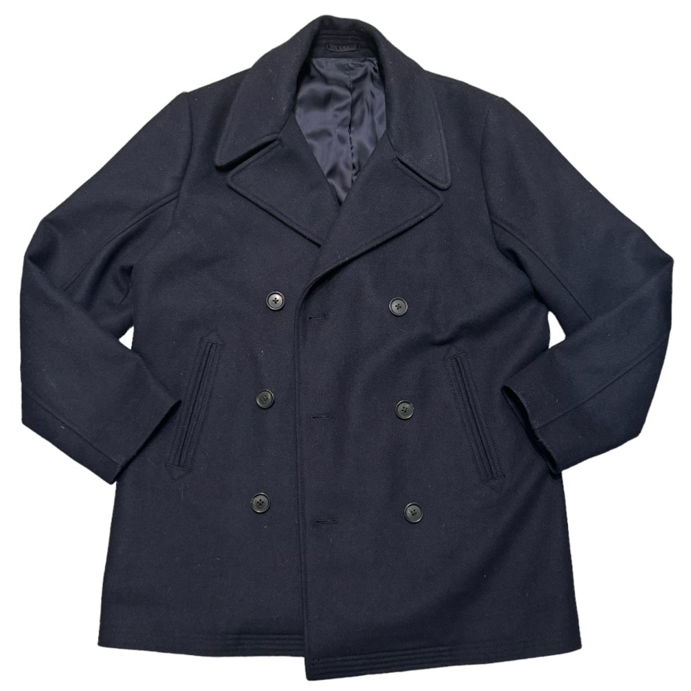 Classic Abercrombie & Fitch Men’s Navy Blue Pea Coat